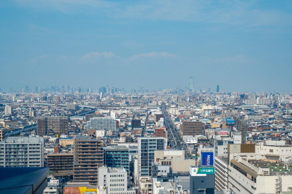堺市役所21階展望ロビー