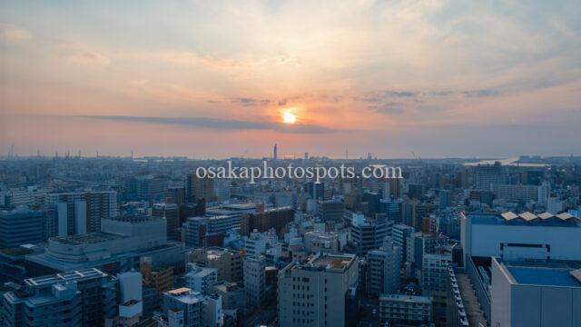 堺市役所21階展望ロビー