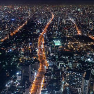 あべのハルカス(ハルカス300)の夜景
