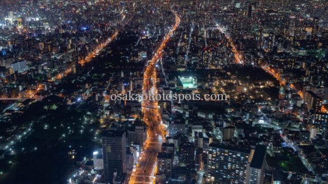 あべのハルカス(ハルカス300)の夜景