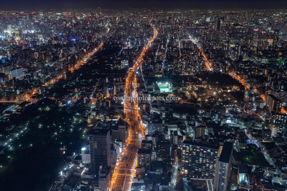 あべのハルカス(ハルカス300)の夜景