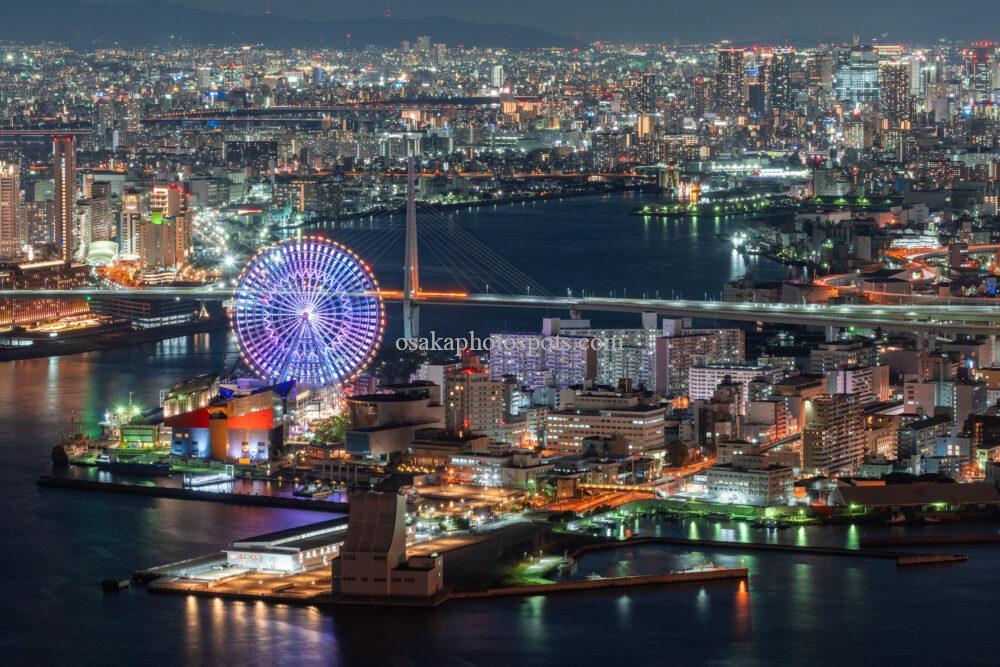 さきしまコスモタワー展望台の夜景