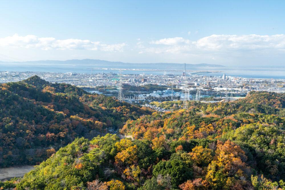 奥山雨山自然公園の紅葉