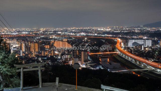 五月山秀望台の夜景