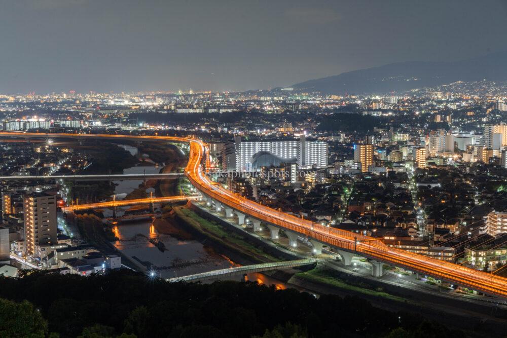 五月山秀望台の夜景