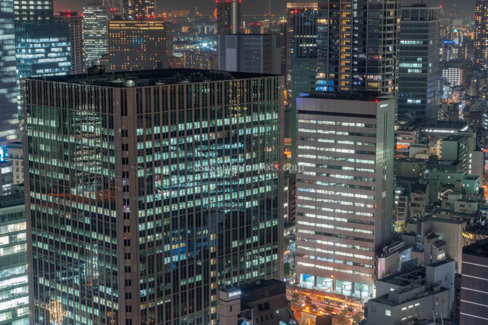 大阪駅前第3ビルの夜景