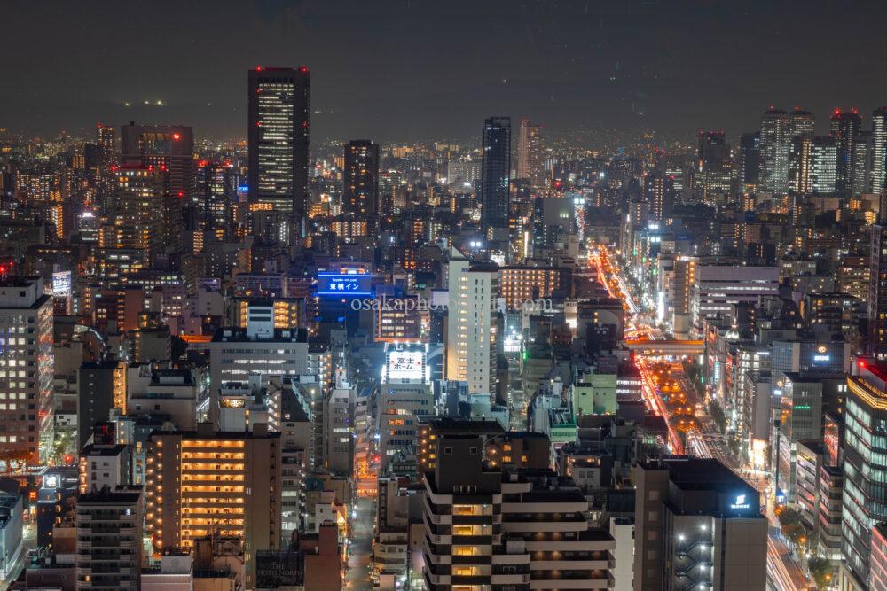 大阪駅前第3ビルの夜景