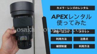 APEXレンタルの実体験レビュー！評判・料金・メリットを徹底検証